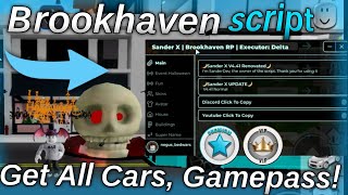 Brookhaven Script  Sander X Hub  GET Gamepass Admin Commands Halloween  Fluxus Arceus X Delta [upl. by Carin]