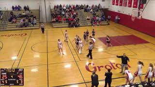 Groton High School vs Union Springs High School Womens Varsity Basketball [upl. by Otit]