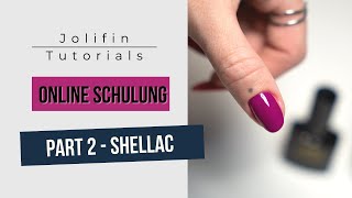 Nageldesign Online Schulung  Part 2 Shellac [upl. by Eenal]