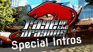 Rage of the Dragons  Special Intros [upl. by Saberio]