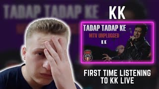 Tadap Tadap  MTV Unplugged  KK 💔  Foreigner Reaction [upl. by Aivatal]