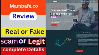 Mambafxco Review THIS IS A SCAM Scammed By Mambafxco  Scam or Legit Report Them Now [upl. by Johppa535]