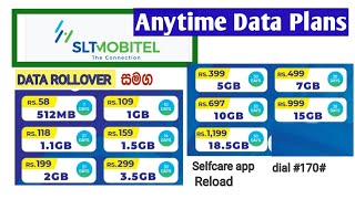 Mobitel anytime data packages  Rollover packages [upl. by Alexi253]