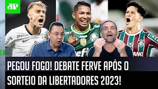 quotVOCÊ TÁ LOUCO Cara quem SE DEU PIOR nesse SORTEIO da Libertadores foi oquot DEBATE FERVE [upl. by Naitsabas]