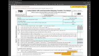 IRS Form 709 Gift and GST Tax [upl. by Allebasi]