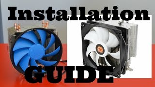 AM4 Ryzen Thermaltake Contact 12  Deepcool Gammaxx CPU Cooler Install Guide [upl. by Eniamrahc]