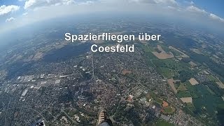 Spazierfliegen über Coesfeld  Gleitschirm Sightseeing [upl. by Mannos]