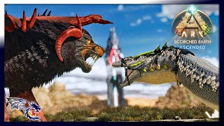 Basilisk Take On The Alpha Manticore  ARK Scorched Earth Ascended 47 [upl. by Nelyk]