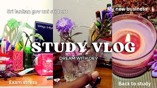 📚 STUDY VLOG  Sri lankan university student 🇱🇰  Exam වලට stress වෙන මම මේ පාර මොකද කරේ📖️ [upl. by Meredithe146]