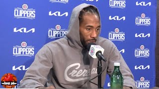 Kawhi Leonard Reacts To The Clippers 105101 Loss To The Grizzlies HoopJab NBA [upl. by Lehcnom]