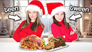 Who Can COOK the BEST CHRISTMAS MEAL Challenge  Family Fizz [upl. by Adnamar590]