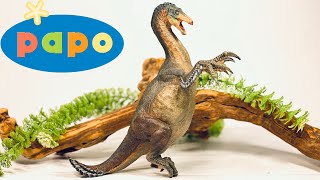 Papo 2018 Therizinosaurus Review [upl. by Dlared]