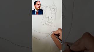 Dr Babasaheb Ambedkar Drawing Part1 [upl. by Acinnod]