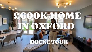 £600K 4Bedroom New Build House Tour Oxford Redrow Property Tour Show home UK 🇬🇧 تور خانه در انگلیس [upl. by Marcos]