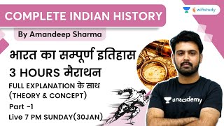 Complete Indian History  3 Hour Marathon  All Govt Exams  wifistudy  Aman Sir [upl. by Celia]