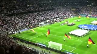 German National Anthem  Germany Vs Argentina at Frankfurt [upl. by Eelyr]