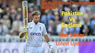 England Vs Pakistan Test Joe Root Breaks Younis Khans Record Most Test Centuries [upl. by Iror7]