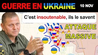 10 nov  DEUXIÈME VAGUE TERMINÉE Les Russes ont perdu 500 hommes PAR JOUR pour sécuriser 2 champs [upl. by Pippas]