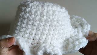 crochet bucket hat hat crochet tutorial step by step [upl. by Naegem]