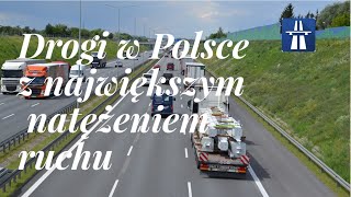 Drogi w Polsce z największym natężeniem ruchu  wyniki Generalnego Pomiaru Ruchu 20202021 [upl. by Rosemary]