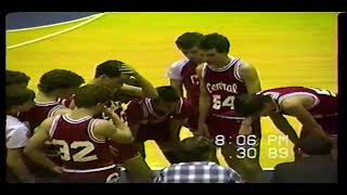 central basketball vs lewistown 1988 89 [upl. by Ycats342]