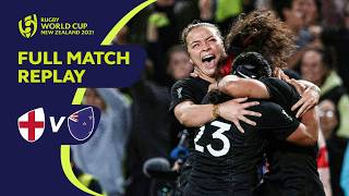 The best final in rugby history  New Zealand v England  Full Match Replay  Rugby World Cup 2021 [upl. by Maiocco]