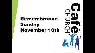 Remembrance Sunday Cafe Church from Chorley URC November 10th 2024 [upl. by Val275]