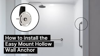 HealthCraft Easy Mount Hollow Wall Anchor Installation [upl. by Nahte]