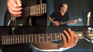 Ride the Lightning Guitar Lesson ChordsRhythms  Metallica [upl. by Lachish]