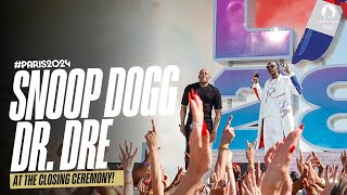 Snoop Dogg amp Dr Dre at the Paris2024 Closing Ceremony [upl. by Kazue]