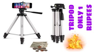 Cheap and Best budget tripod  Only  1 rupee  unboxing amp review  BNML CREATION [upl. by Primalia]