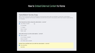 How to Embed External Quiz Polls Forms iframe HTML to Presentations and Infographics [upl. by Memberg386]