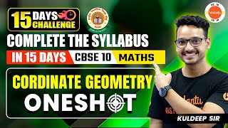 Coordinate Geometry in One Shot  Class 10 Maths  CBSE 2024 [upl. by Yhtrod209]