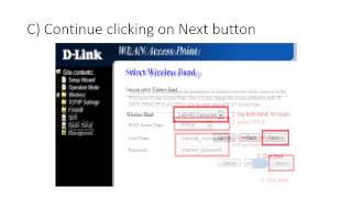 Change wireless name and password in dlink 803 [upl. by Close199]