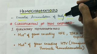 Hemochromatosis  Pathology  Handwritten notes [upl. by Grochow]