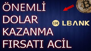 LBANK BORSASI İLE DOLAR ÖDÜLÜ KAZANIN ACİL  lunc luna ustc xrp etf eth bitcoin flokicoin [upl. by Araf313]