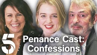 Penance Cast Play Confessions Game  Brand New Drama Coming Soon  Channel 5 [upl. by Aramac]