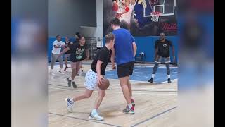 Los Angeles Lakers Mac McClung out at Jordan Lawley Basketball jlawbball runs [upl. by Lynnelle]