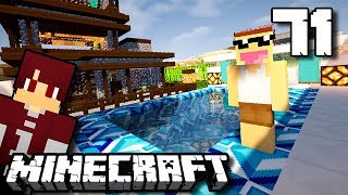 JONO PUNYA KOLAM RENANG KEREN   Minecraft Survival Indonesia 71 [upl. by Iuqcaj]