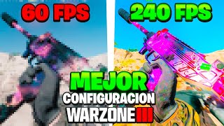 LA MEJOR CONFIGURACION GRAFICA PARA EL NUEVO WARZONE 3 [upl. by Ojibbob]