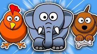 The Animal Sounds Song  Learn Animal Sounds Song for Toddlers amp Children [upl. by Takken]