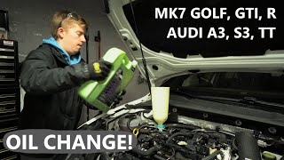 Oil Change Mk7 Golf GTI [upl. by Ylen]