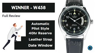 Winner A458  Automatic IWC Shaffhausen Mark XV homage [upl. by Shaia876]