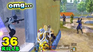 Swift reaction to enemy attacks  36 kills One Match PUBG Mobile [upl. by Nnaeirual]