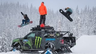 KEN BLOCK’S RAPTORTRAX SHREDFEST WITH ZAK HALE amp ETHAN DEISS [upl. by Eekaz]