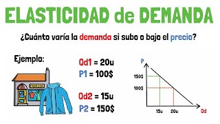 Elasticidad Precio de la Demanda  Explicado para principiantes [upl. by Nagap374]