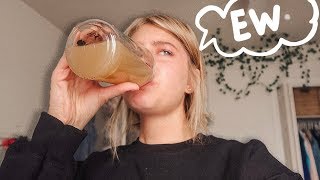 picky teen does a juice cleanse for 1 day [upl. by Pet]