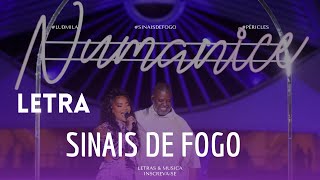 LUDMILA E PÉRICLES  SINAIS DE FOGO LYRICSLETRA ludmila sinaisdefogo péricles [upl. by Inamik]