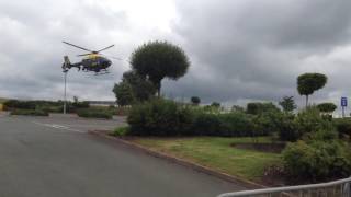 Stafforshire police open day NPAS 55 Landing At HQ [upl. by Yousuf31]