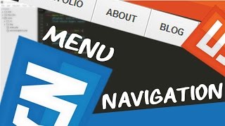 LE MENU DE NAVIGATION  CREER UN SITE  HTMLCSS 3 [upl. by Dnalkrik985]